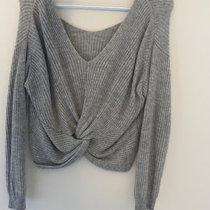Dynamite Sweater with Twisted back